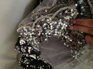 Stunning Black Sequined Lehenga Choli