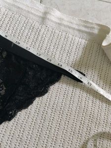 Elegant Black Lace Garter Belt