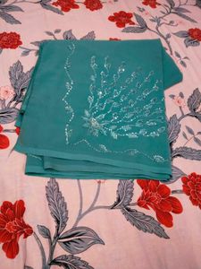 combo of Beautiful Red &amp; Teal Saree ♥️🩵