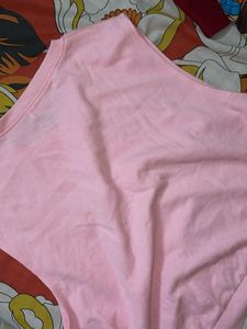Pink Mickey Mouse Crop Top