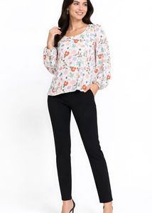 Floral Print Puff Sleeve Top