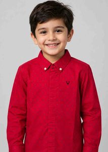 Allen Solly Junior Boys Red Polka Dot