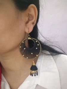 Beautiful Black Jhumka