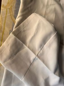 White High-Waist Trouser