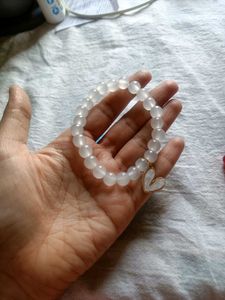 2-Beaded Heart Charm Bracelets