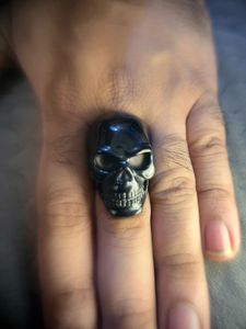 Black Skull Ring