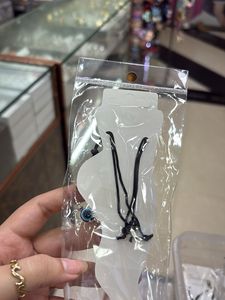 Fashion Anklet with Blue Charm
