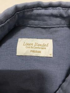 Blue Casual Long Sleeve Button-Up Shirt