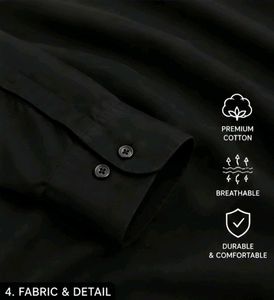 Classic Black Men's Shirt