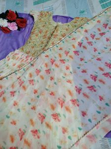 Floral Print Lehenga Choli