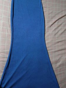 Blue Spaghetti Strap Dress with Embellished Straps