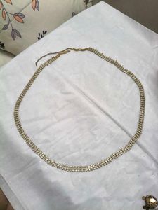Sparkling Triple Row Chain Waist belt