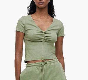 Cute Olive Green Top