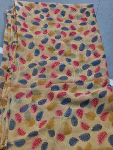 Yellow Floral Saree