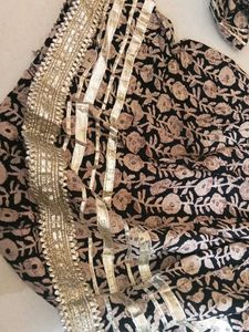Designer Printed Kurta with Pants