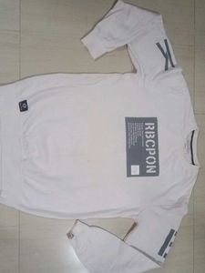 Men's White Graphic Sweatshirt