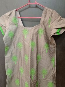 Cotton Top Stitched -L Size- Grey Colour