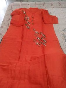 Orange Pearl Kurti