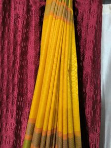 Elegant Yellow Saree