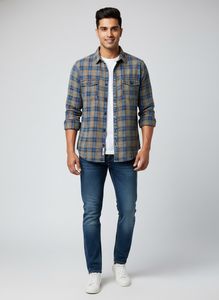 Ecko Unltd Denim washed look Button-Up Shirt