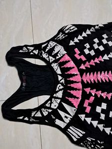 Abstract Print Tank Top