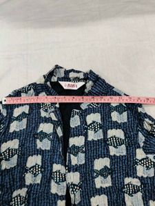 Printed Blue Jacket