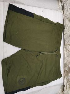 U.S POLO ASSN Men's Olive Green Athletic Shorts