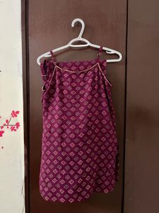 Maroon Sharara Set
