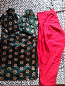 Art Silk Suit with dupatta