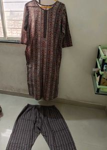 Printed Kurta Set with Pants