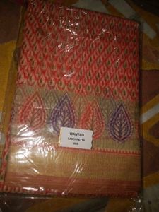 Elegant Red Printed Saree
