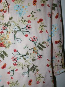 Light Pink Floral Print top