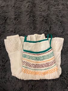 Hand Smocked and  handmade Sundress