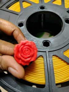 Unique Red Rose Ring