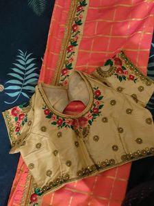 Saree With Designer Blouse