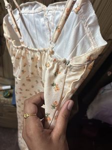 Floral Print Button-Up Midi Dress