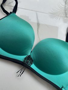 Turquoise Push-up Bra