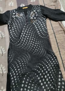 Elegant Embroidered Kurta with pant