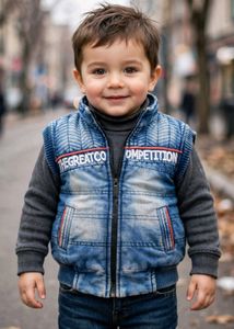 Cute Denim Vest for Toddlers
