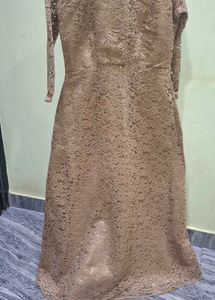 Elegant Lace Evening Gown