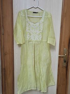 silk dress with plazzo