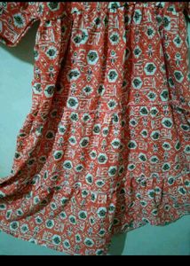 Stylish Floral Print Midi Dress
