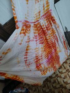 Bohemian Tie-Dye Maxi Dress