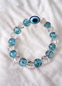 🩵Evil Eye Blue Beaded Bracelet🧿