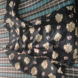 Floral Print Saree Blouse