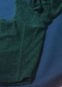Sparkly Green blouse