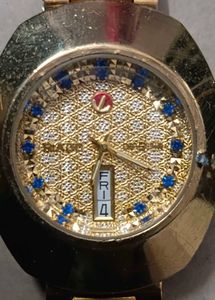 Rado diastar 1stcopy Vintage Gold Watch with Blue
