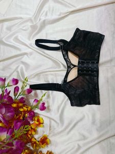 🇳🇿💫🎀Lace Push-Up Bra with Charm Detail