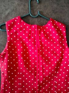 Sag Harbor petite Size 12 Polka Dot Womens Dress