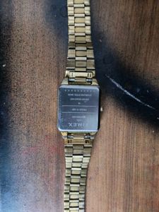 Golden Colour Timex Watch For Sale